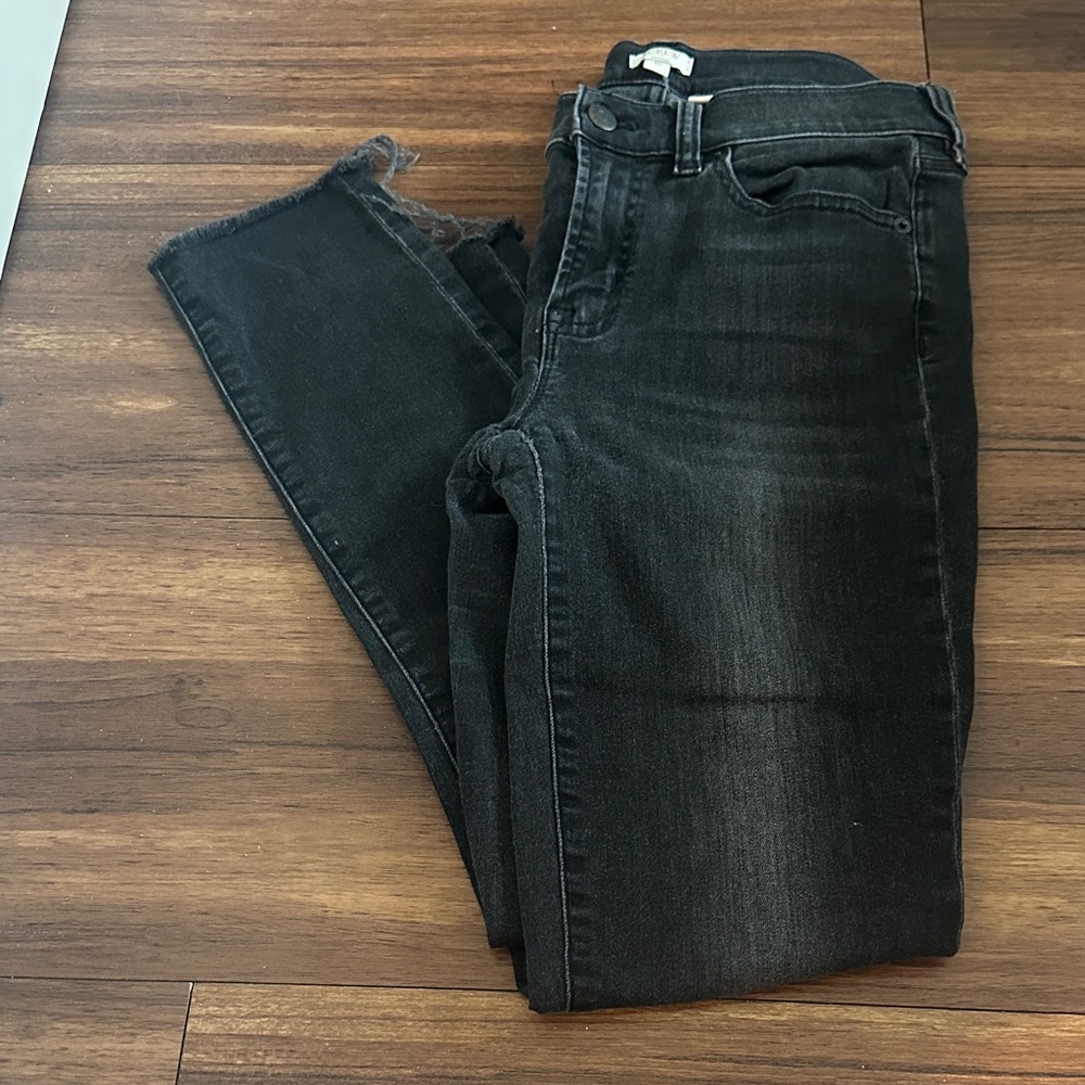 J.Crew mercantile Black washed skinny Jeans size 27